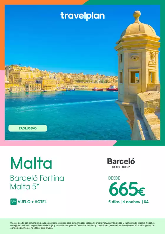 Catálogo Travelplan en Hernani | Travelplan Malta | 2026-06-05T00:00:00.000Z - 2026-08-31T00:00:00.000Z
