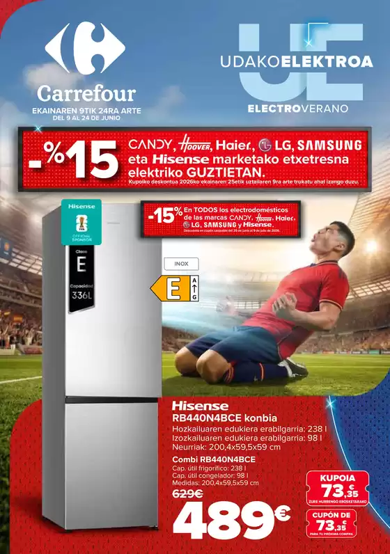 Catálogo Carrefour en Arakaldo | ELECTROVERANO I | 2026-06-09T00:00:00.000Z - 2026-06-24T00:00:00.000Z