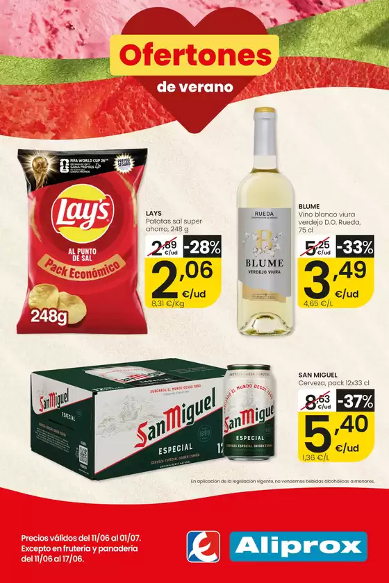 Catálogo Eroski en Madrid | Ofertones de verano Aliprox | 2026-06-11T00:00:00.000Z - 2026-07-01T00:00:00.000Z