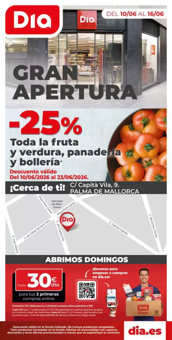 Catálogo Dia en Tavernes | Gran apertura Dia del del 10/06 al 16/06 | 2026-06-10T00:00:00.000Z - 2026-06-16T00:00:00.000Z