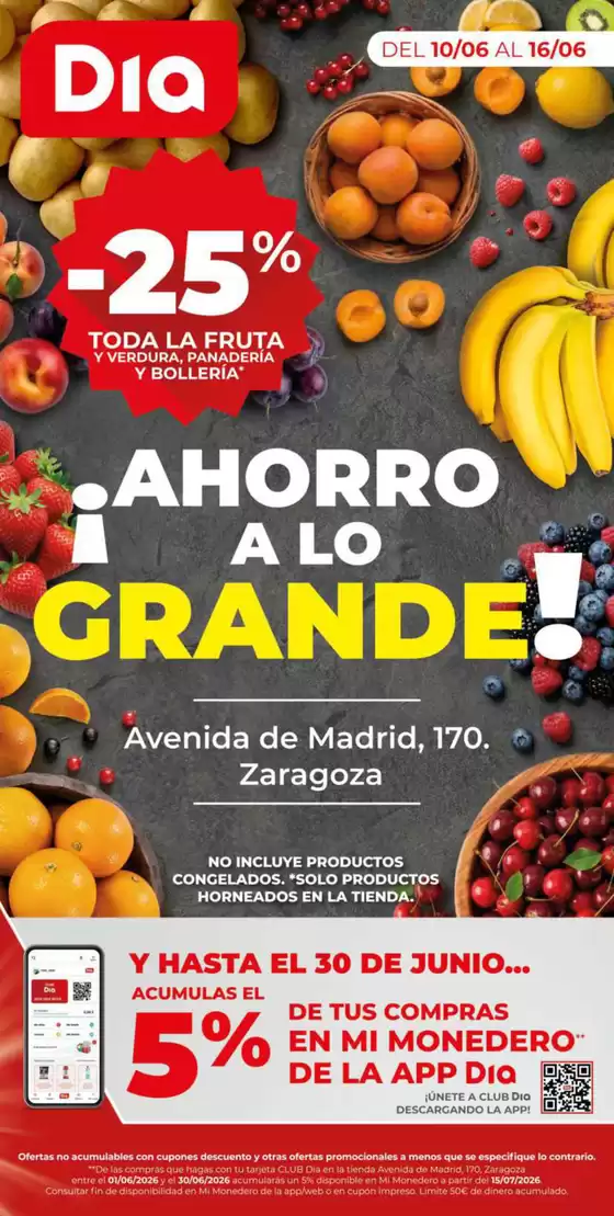 Catálogo Dia en Tavernes | Ahorro a lo grande del 10/06 al 16/06 | 2026-06-10T00:00:00.000Z - 2026-06-16T00:00:00.000Z