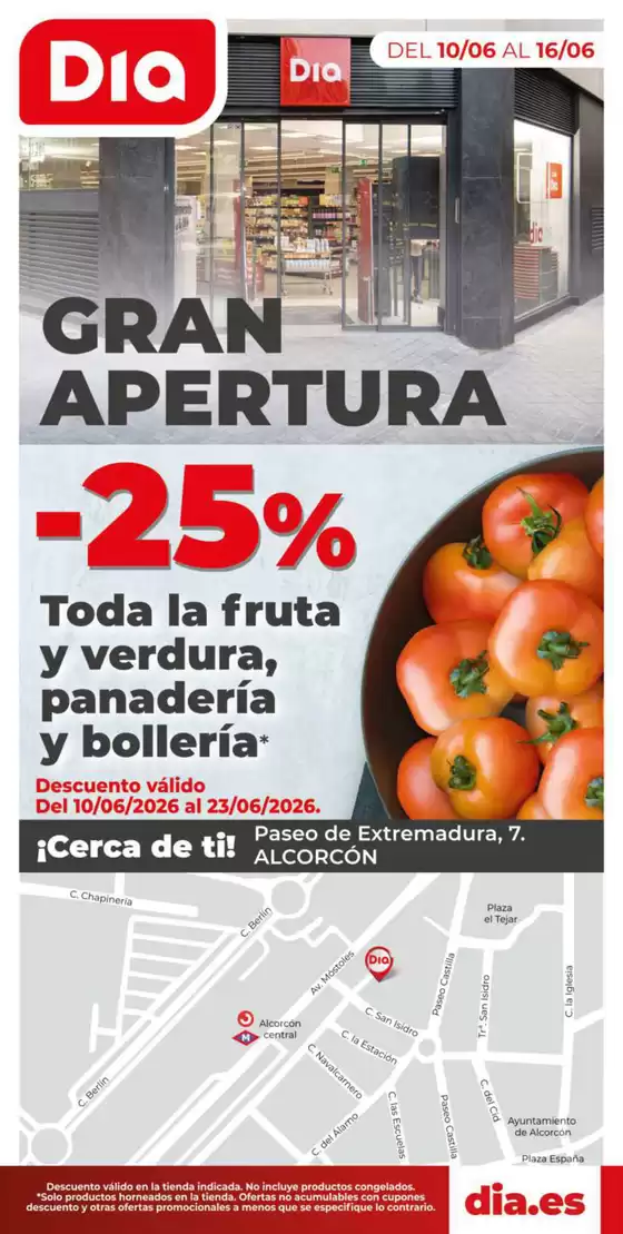 Catálogo Dia en Leganés | Gran apertura Dia del del 10/06 al 16/06 | 2026-06-10T00:00:00.000Z - 2026-06-16T00:00:00.000Z