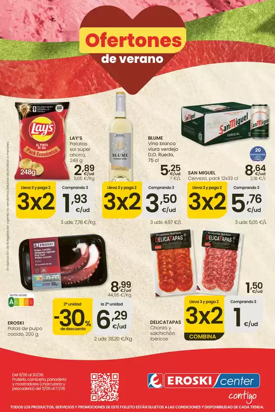 Catálogo Eroski en Monzón | Ofertones locales de verano | 2026-06-11T00:00:00.000Z - 2026-06-30T00:00:00.000Z