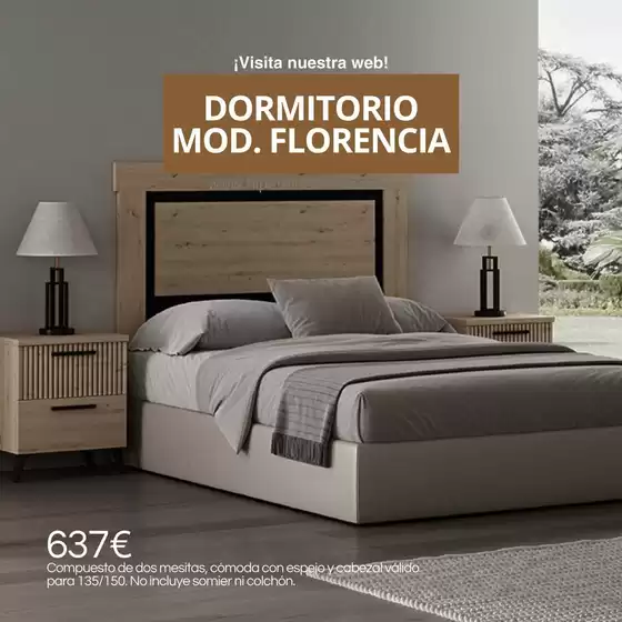 Catálogo HiperMueble Canarias | Dormitorio Mod. Florencia | 2026-06-08T00:00:00.000Z - 2026-06-21T00:00:00.000Z