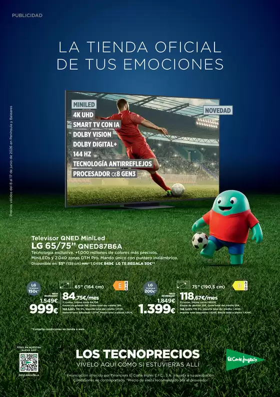 Catálogo El Corte Inglés | Los Tecnoprecios | 2026-06-08T00:00:00.000Z - 2026-06-17T00:00:00.000Z