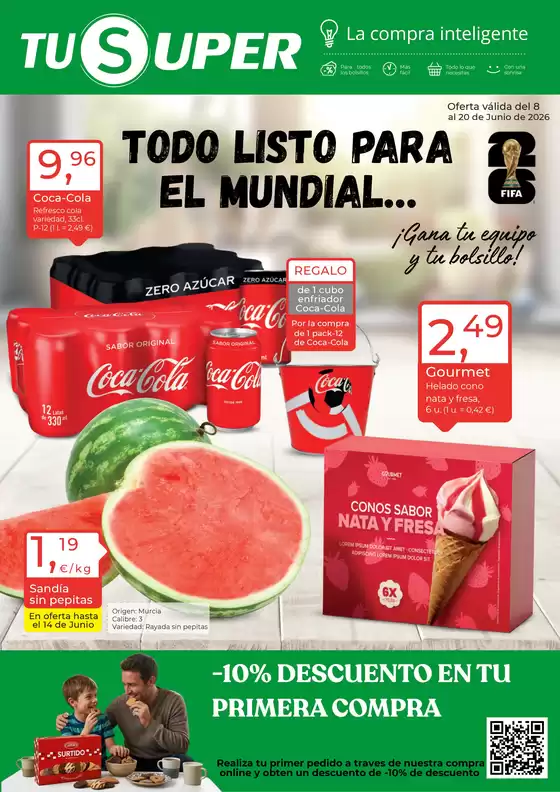 Catálogo Tu Super | Todo Listo Para El Mundial... | 2026-06-08T00:00:00.000Z - 2026-06-20T00:00:00.000Z