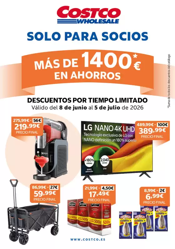Catálogo Costco | Descuentos Por Tiempo Limitado | 2026-06-08T00:00:00.000Z - 2026-07-05T00:00:00.000Z