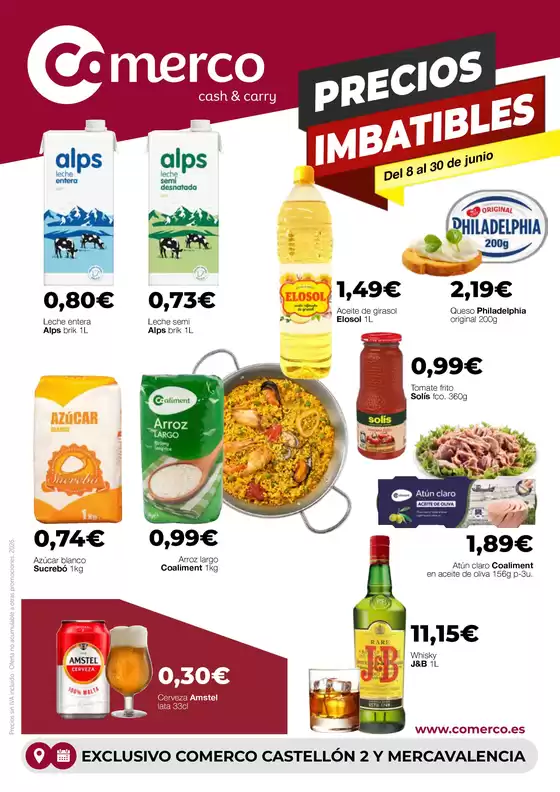 Catálogo Comerco Cash & Carry en Montroy | Precios Imbatibles | 2026-06-09T00:00:00.000Z - 2026-06-30T00:00:00.000Z