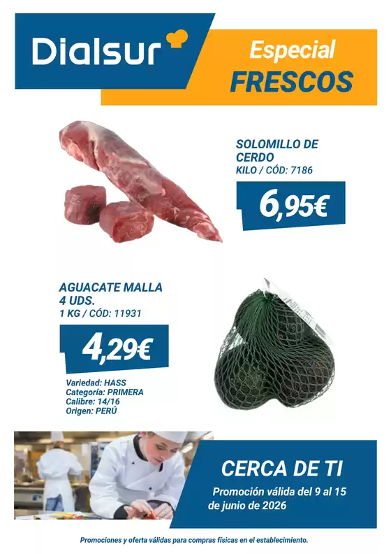 Catálogo Dialsur Cash & Carry en Palma de Mallorca | Especial Frescos | 2026-06-09T00:00:00.000Z - 2026-06-15T00:00:00.000Z