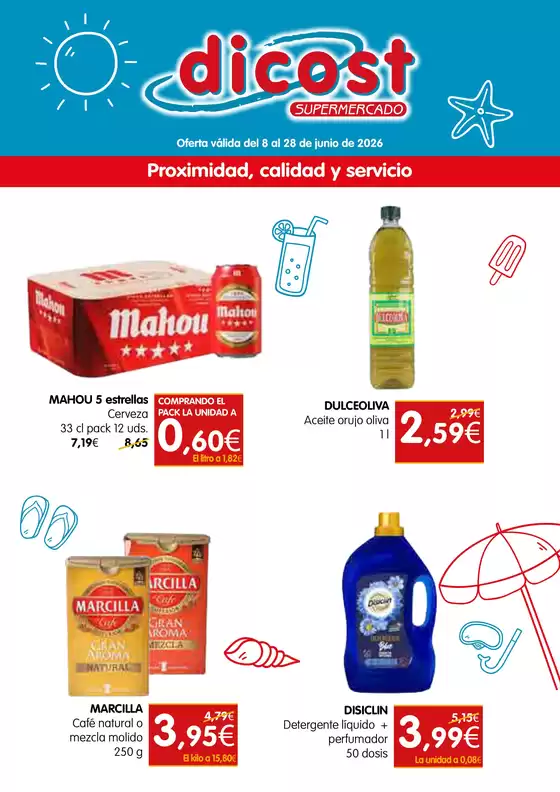 Catálogo Dicost en Baña | Oferta válida del 8 al 28 de junio de 2026 | 2026-06-09T00:00:00.000Z - 2026-06-28T00:00:00.000Z