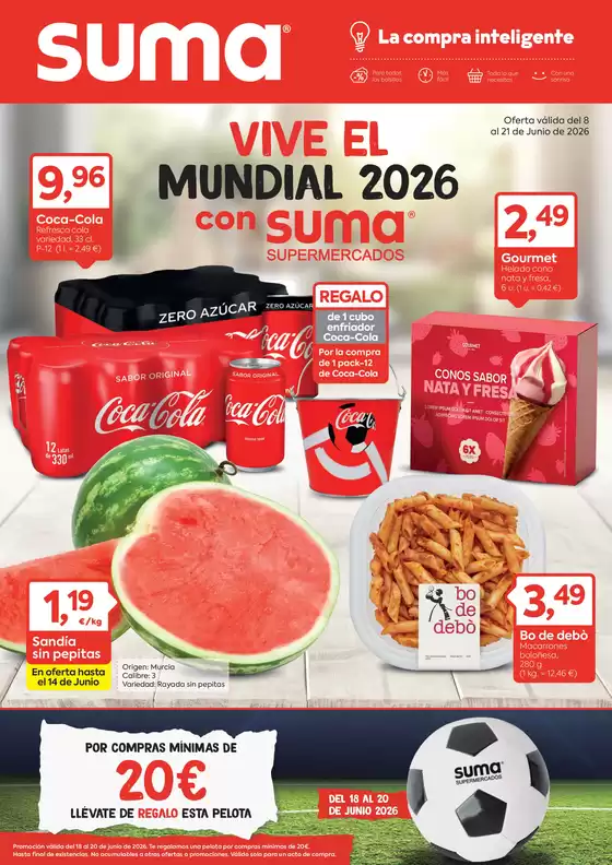 Catálogo Suma Supermercados | Vive El Mundial 2026 | 2026-06-08T00:00:00.000Z - 2026-06-21T00:00:00.000Z