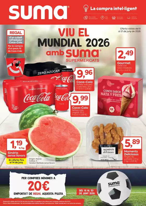 Catálogo Suma Supermercados | Viu El Mundial 2026 | 2026-06-08T00:00:00.000Z - 2026-06-21T00:00:00.000Z