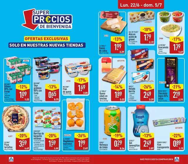Catálogo ALDI | Super Precios de Bienvenida en nuestras nuevas tiendas | 2026-06-22T00:00:00.000Z - 2026-07-05T00:00:00.000Z
