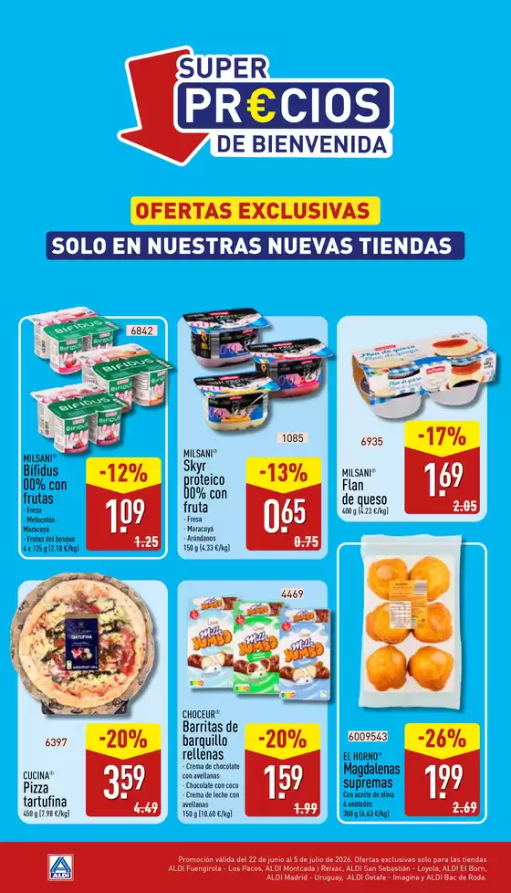 Catálogo ALDI | Super Precios de Bienvenida en nuestras nuevas tiendas | 2026-06-22T00:00:00.000Z - 2026-07-05T00:00:00.000Z