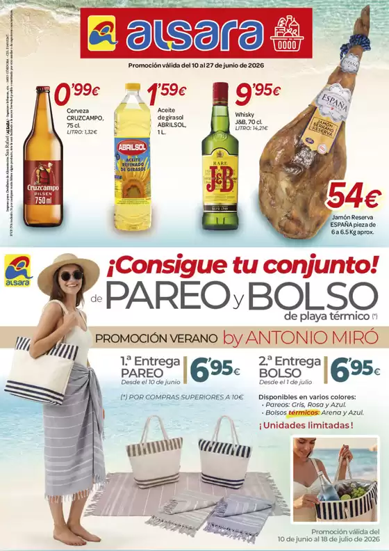 Catálogo Alsara Supermercados | Promoción válida del 10 al 27 de junio de 2026 | 2026-06-10T00:00:00.000Z - 2026-07-18T00:00:00.000Z
