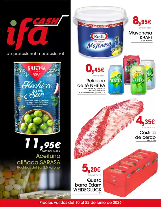 Catálogo Cash Ifa | Precios válidos del 10 al 22 de junio de 2026 | 2026-06-11T00:00:00.000Z - 2026-06-22T00:00:00.000Z
