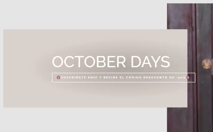 Catálogo October | October Days | 2026-06-11T00:00:00.000Z - 2026-06-24T00:00:00.000Z