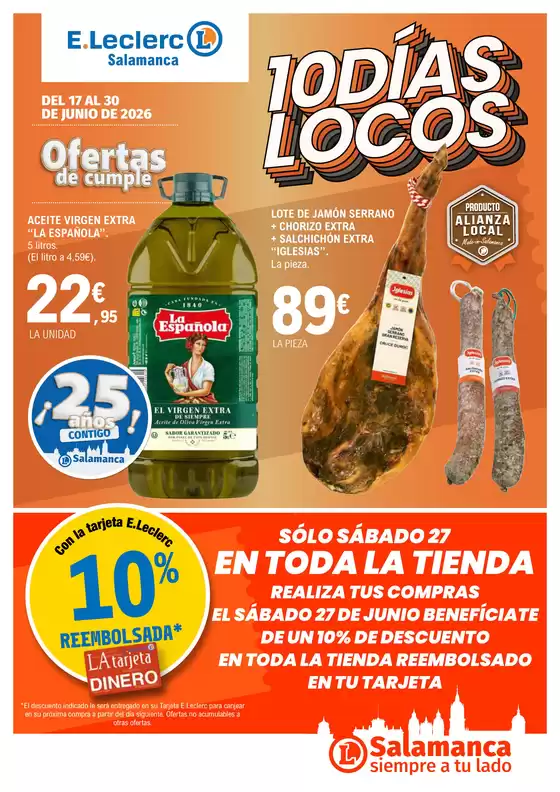 Catálogo E.Leclerc en Roldán | 10 DÍAS LOCOS | 2026-06-17T00:00:00.000Z - 2026-06-30T00:00:00.000Z