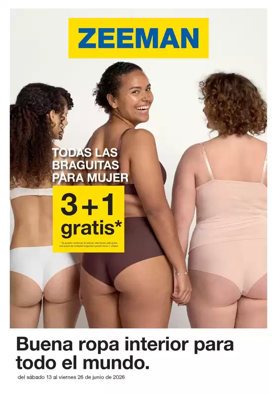 Catálogo ZEEMAN | Buena ropa interior para todo el mundo. | 2026-06-15T00:00:00.000Z - 2026-06-26T00:00:00.000Z