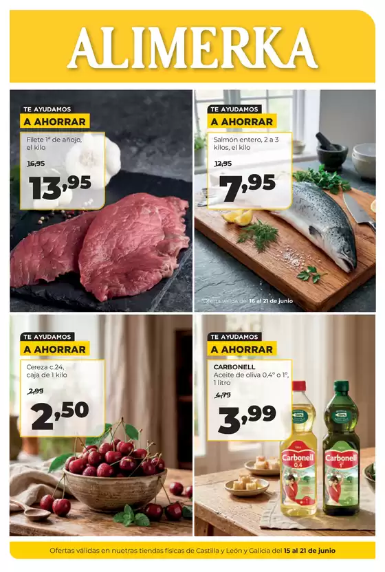 Catálogo Alimerka | Semanal del 15 al 21 de junio Castilla y León | 2026-06-15T00:00:00.000Z - 2026-06-21T00:00:00.000Z