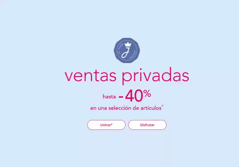 Catálogo Jacadi | Ventas Privadas | 2026-06-15T00:00:00.000Z - 2026-07-02T00:00:00.000Z