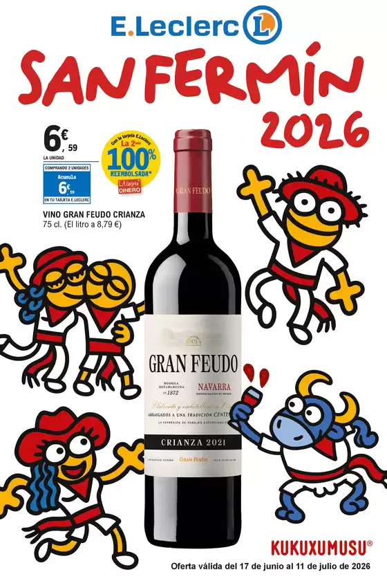 Catálogo E.Leclerc en Roldán | San Fermín 2026 | 2026-06-17T00:00:00.000Z - 2026-07-11T00:00:00.000Z