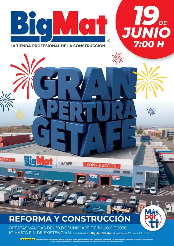 Catálogo Bigmat - La Plataforma en Gelida | Reforma Y Construcción | 2026-06-19T00:00:00.000Z - 2026-07-18T00:00:00.000Z