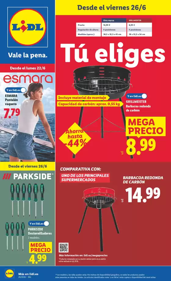 Catálogo Lidl en Alcúdia | ¡Bazar Lidl!- Ofertas válidas del 22/06 al 28/06 | 2026-06-22T00:00:00.000Z - 2026-06-28T00:00:00.000Z