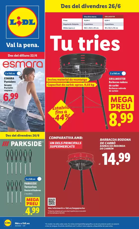 Catálogo Lidl en Castellbell i el Vilar | ¡Bazar Lidl!- Ofertas válidas del 22/06 al 28/06 | 2026-06-22T00:00:00.000Z - 2026-06-28T00:00:00.000Z