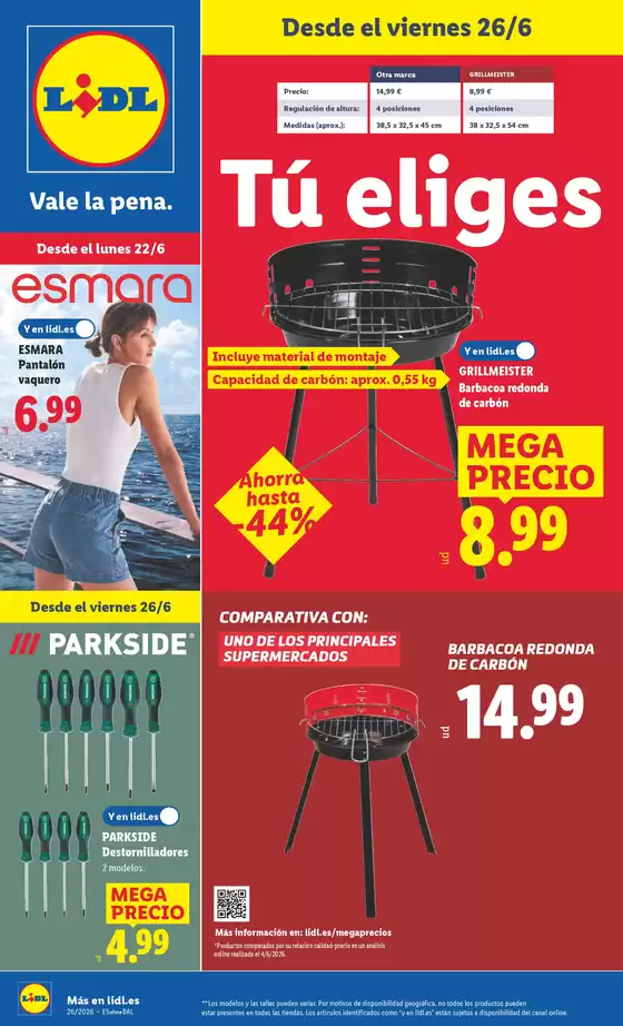 Catálogo Lidl en Vallés | ¡Bazar Lidl!- Ofertas válidas del 22/06 al 28/06 | 2026-06-22T00:00:00.000Z - 2026-06-28T00:00:00.000Z