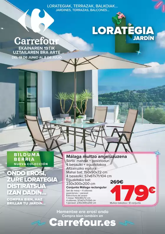 Catálogo Carrefour en Sopelana | JARDIN | 2026-06-19T00:00:00.000Z - 2026-07-08T00:00:00.000Z