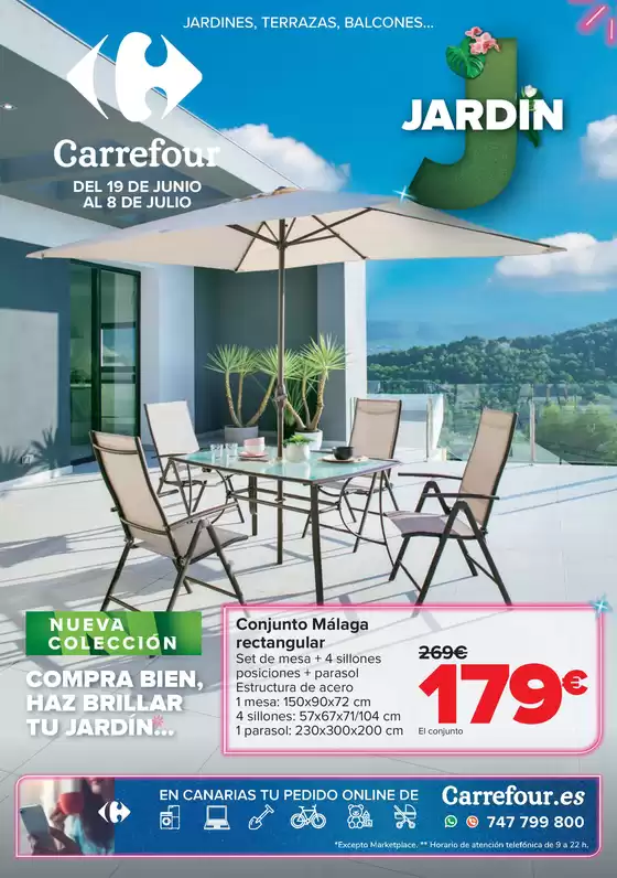 Catálogo Carrefour en Fontanales | JARDIN | 2026-06-19T00:00:00.000Z - 2026-07-08T00:00:00.000Z