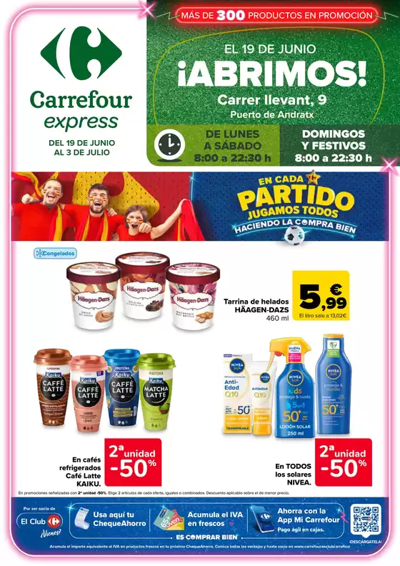 Catálogo Carrefour Express en Peguera | Abrimos! | 2026-06-19T00:00:00.000Z - 2026-07-03T00:00:00.000Z