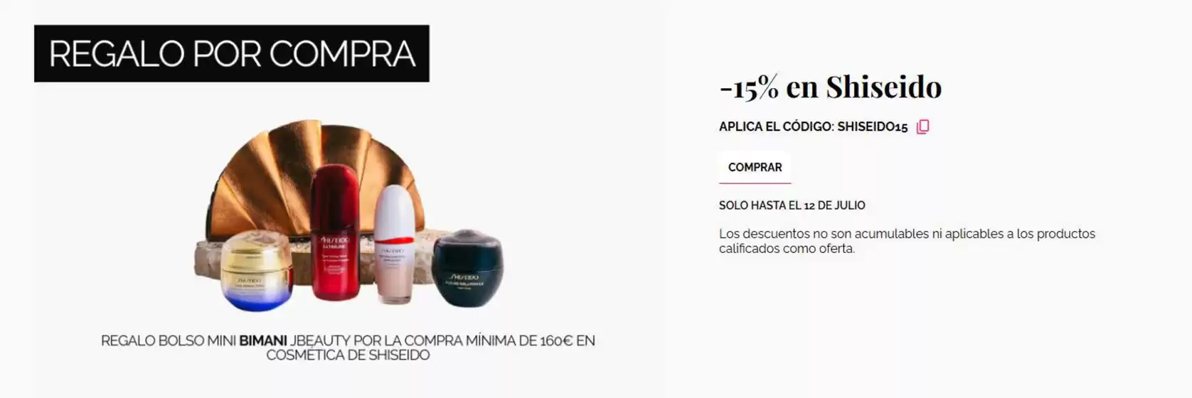 Catálogo Perfumerías Tin Tin en Jédula | -15% en Shiseido | 2026-06-17T00:00:00.000Z - 2026-07-12T00:00:00.000Z