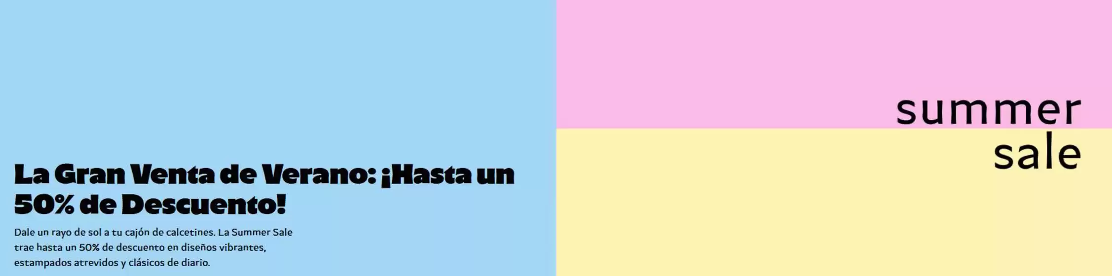 Catálogo Happy Socks | Hasta un 50% de descuento | 2026-06-17T00:00:00.000Z - 2026-06-30T00:00:00.000Z