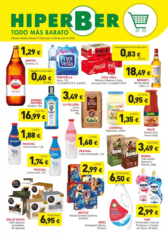 Catálogo Hiperber en Artenara | Ofertas válidas desde el 18 de junio al 08 de julio de 2026 | 2026-06-18T00:00:00.000Z - 2026-07-08T00:00:00.000Z
