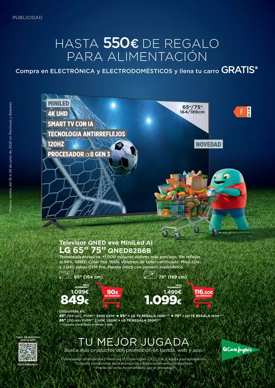 Catálogo El Corte Inglés | Hasta 550€ De Regalo Para Alimentación | 2026-06-18T00:00:00.000Z - 2026-06-28T00:00:00.000Z