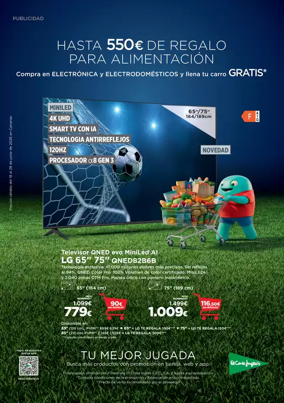 Catálogo El Corte Inglés en Tejeda | Hasta 550€ De Regalo Para Alimentación | 2026-06-18T00:00:00.000Z - 2026-06-28T00:00:00.000Z