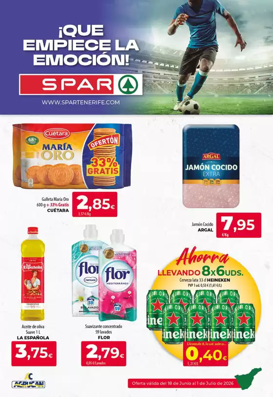 Catálogo Spar Tenerife | Oferta válida del 18 de Junio al 1 de Julio de 2026 | 2026-06-18T00:00:00.000Z - 2026-07-01T00:00:00.000Z