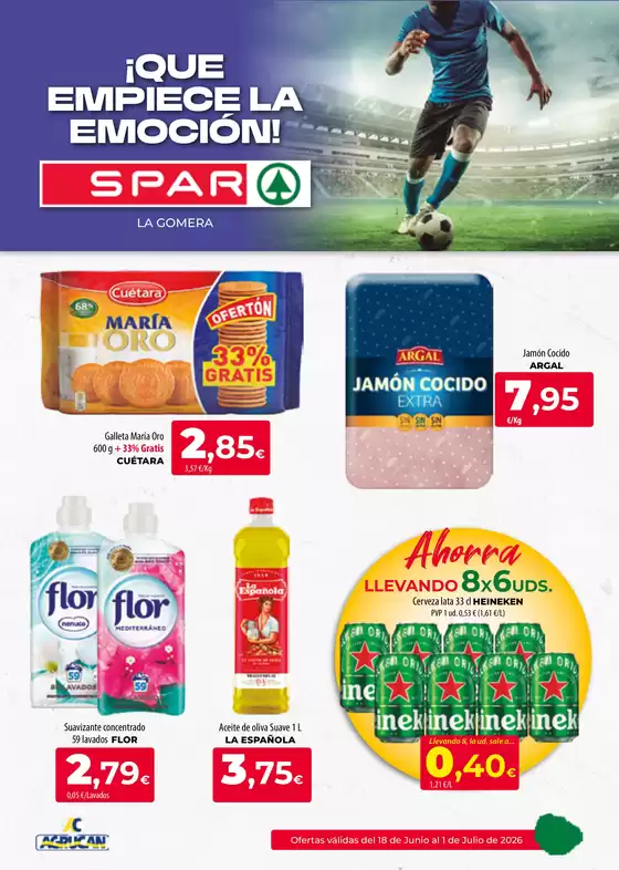 Catálogo Spar Tenerife | ¡Que Empiece La Emoción! | 2026-06-18T00:00:00.000Z - 2026-07-01T00:00:00.000Z