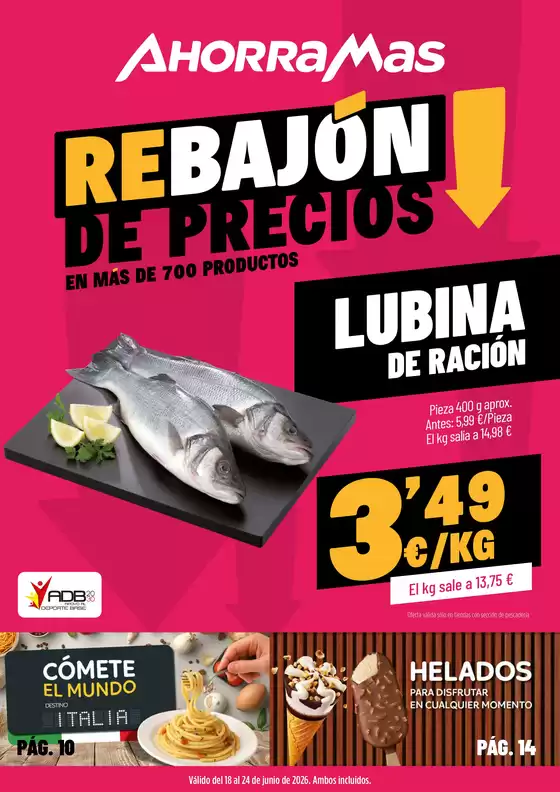 Catálogo Ahorramas | Rebajón De Precios | 2026-06-18T00:00:00.000Z - 2026-06-24T00:00:00.000Z