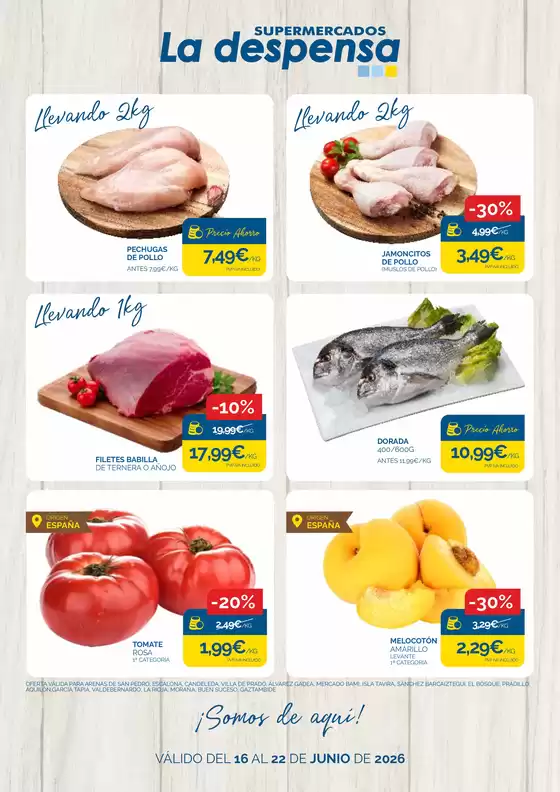 Catálogo Supermercados La Despensa | ¡Somos de aquí! | 2026-06-18T00:00:00.000Z - 2026-06-22T00:00:00.000Z