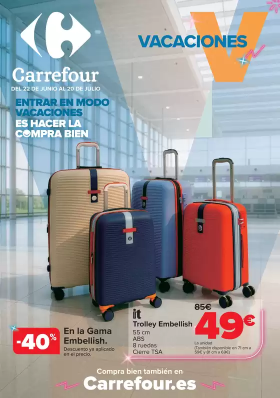 Catálogo Carrefour | VACACIONES | 2026-06-22T00:00:00.000Z - 2026-07-20T00:00:00.000Z