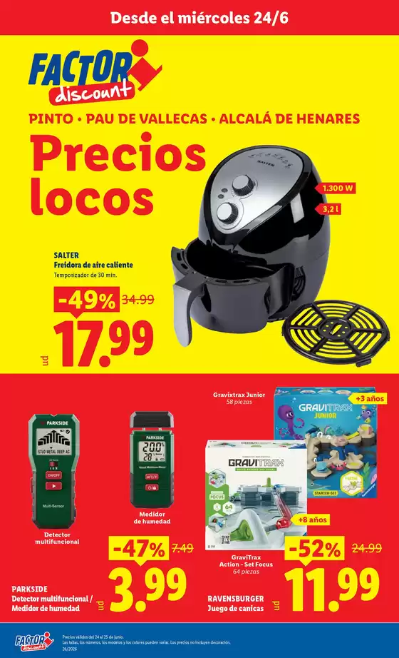 Catálogo FACTORI discount en Sant Llorenç Savall | Factori discount - Ofertas válidas del 24/06 al 29/06 | 2026-06-24T00:00:00.000Z - 2026-06-29T00:00:00.000Z