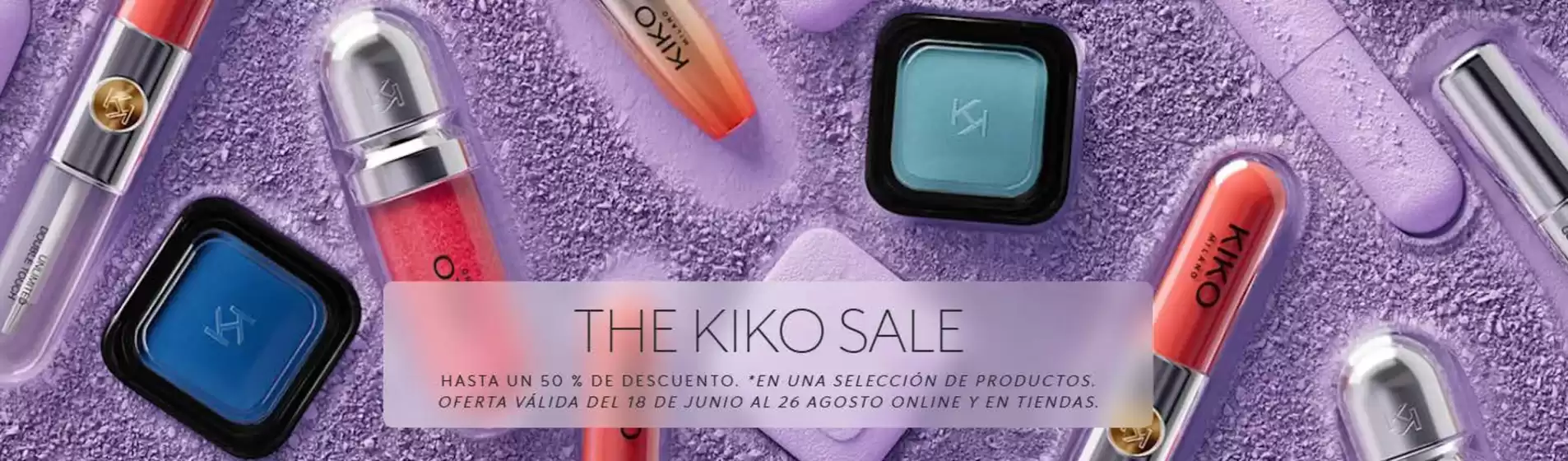 Catálogo KIKO MILANO | Hasta un 50% de descuento | 2026-06-18T00:00:00.000Z - 2026-08-26T00:00:00.000Z