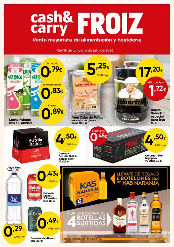 Catálogo Froiz en Llançà | Venta mayorista de alimentación y hostelería | 2026-06-18T00:00:00.000Z - 2026-07-06T00:00:00.000Z
