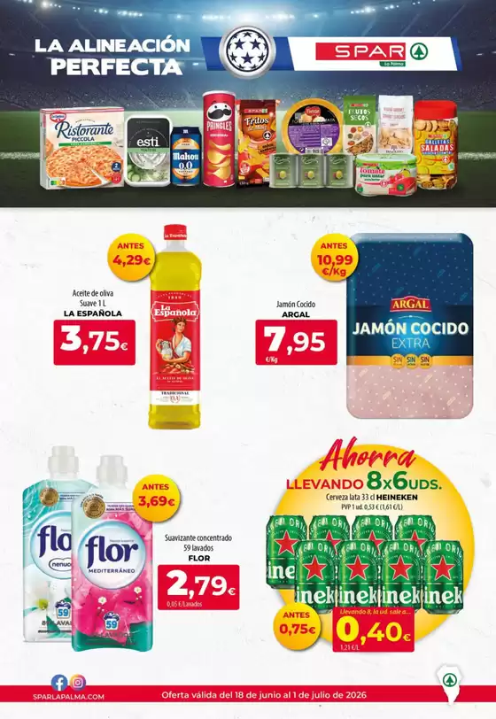 Catálogo Spar La Palma en Tábara | Oferta válida del 18 de junio al 1 de julio de 2026 | 2026-06-18T00:00:00.000Z - 2026-07-01T00:00:00.000Z