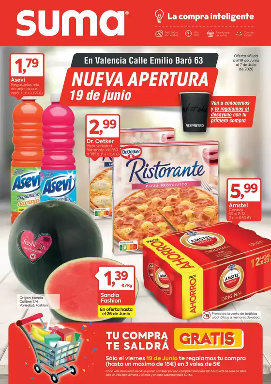 Catálogo Suma Supermercados en Daimús | Nueva Apertura | 2026-06-19T00:00:00.000Z - 2026-07-07T00:00:00.000Z