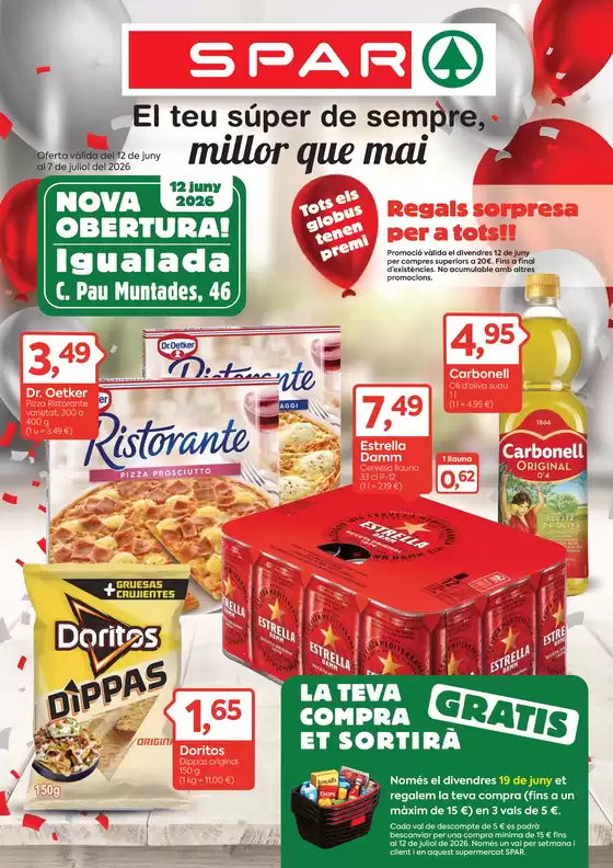 Catálogo SPAR en Daimús | El teu súper de sempre, millor que mai | 2026-06-19T00:00:00.000Z - 2026-07-07T00:00:00.000Z
