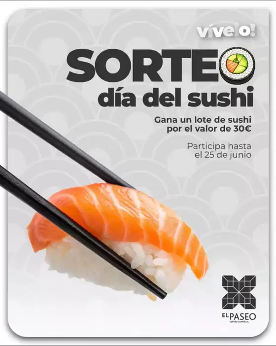 Catálogo El Paseo en Cantalapiedra | ¡Celebramos El Día Del Sushi Con Un Sorteo! | 2026-06-19T00:00:00.000Z - 2026-06-25T00:00:00.000Z